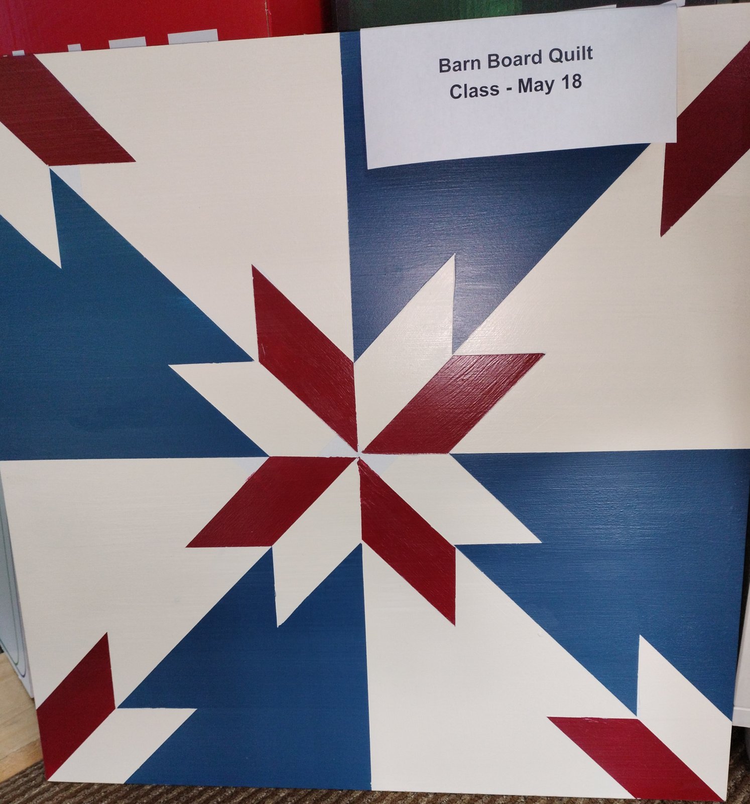 Barn Quilt Painting Class