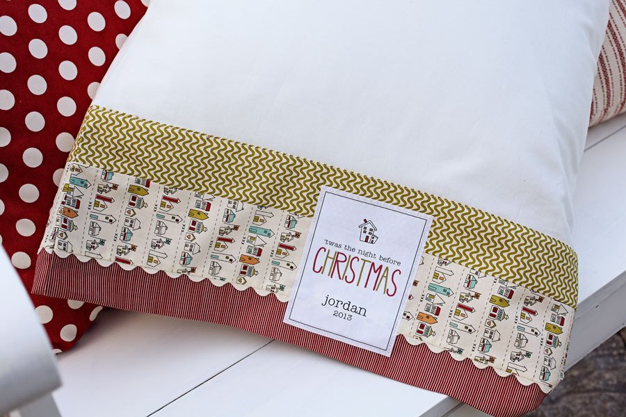 twas the night before christmas pillowcase twas the night before christmas fabric