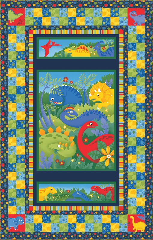 My Favorite Dinosaur Quilt Kit