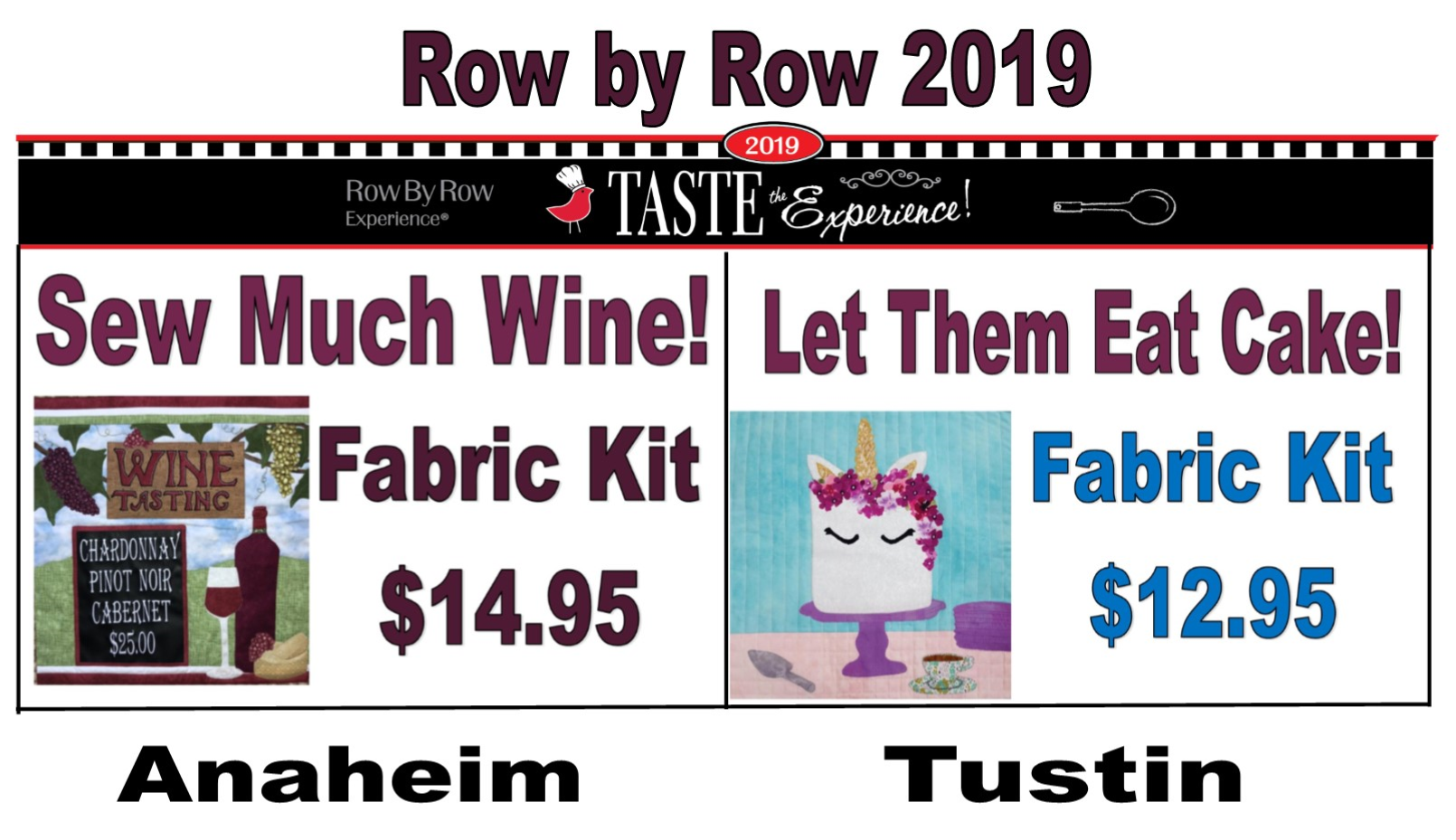 sewing classes & special sewing events Orange County