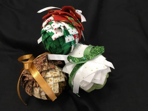 No Sew Pinecone Ornmanet Class