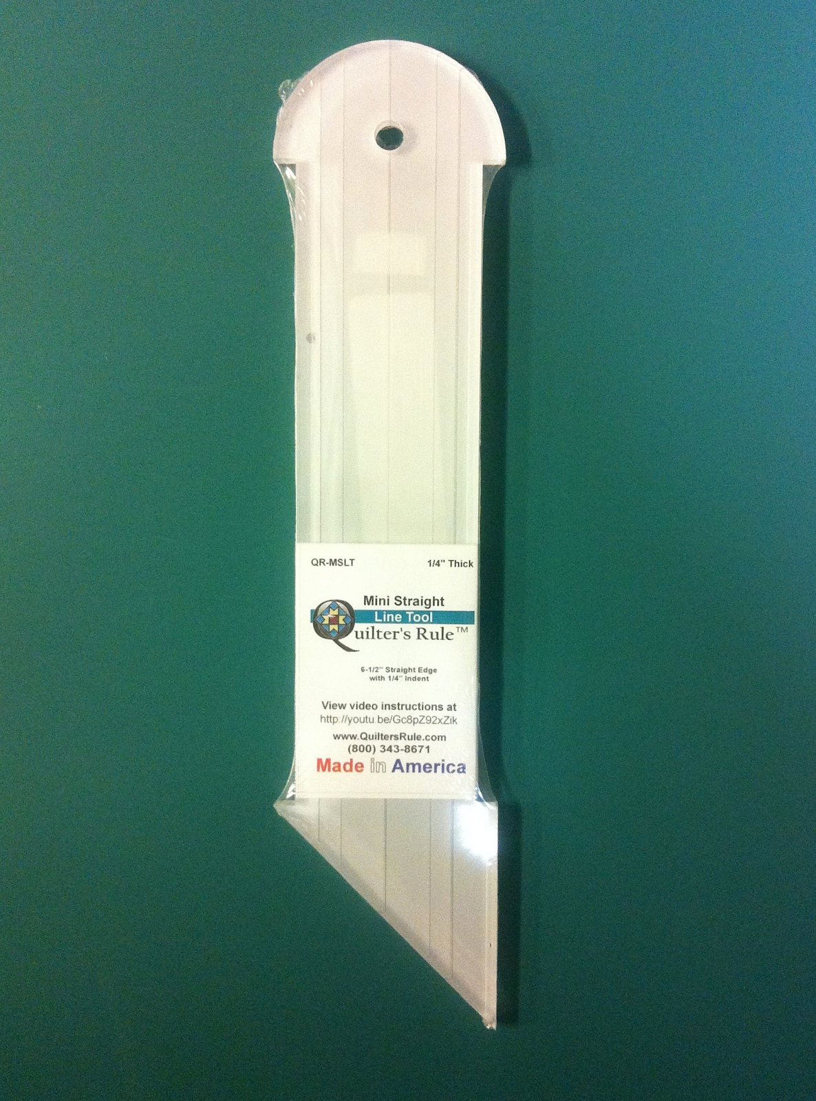 Quilter/'s Rule Mini Straight Line 1//4/" Thick Machine Quilting Ruler