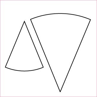 pie shape template 1 75 pie template