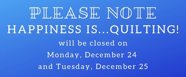 Please Note Closed 12/24 & 12/25