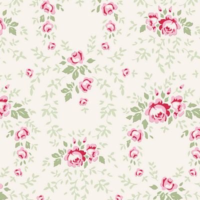 Craft Fabric metre//fat quarter Red Cotton Fabric Tilda AppleButter Shirley