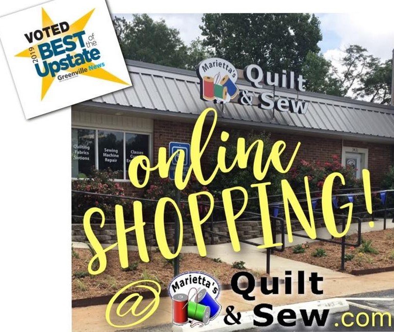 Marietta's Quilt & Sew Sewing Machines Fabrics