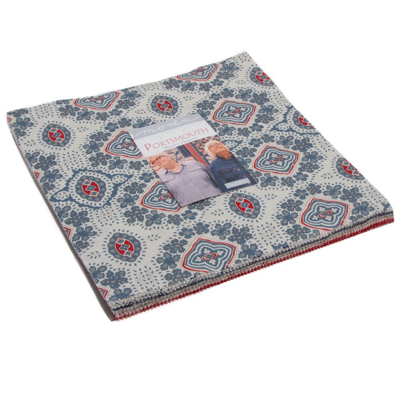 Moda PORTSMOUTH Red 14862 13 Fabric By The Yard Minick /& Simpson