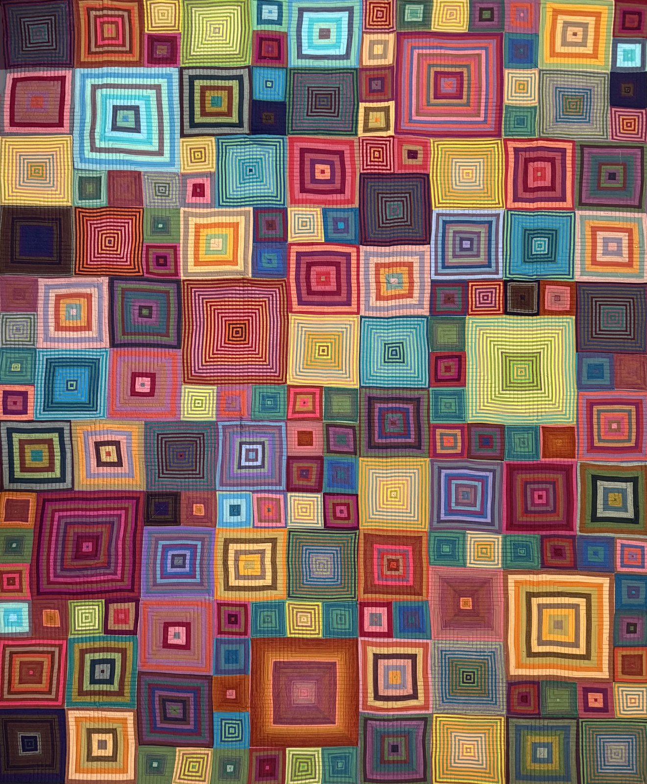 Stripes Squared 72 x 88 Quilt Kit