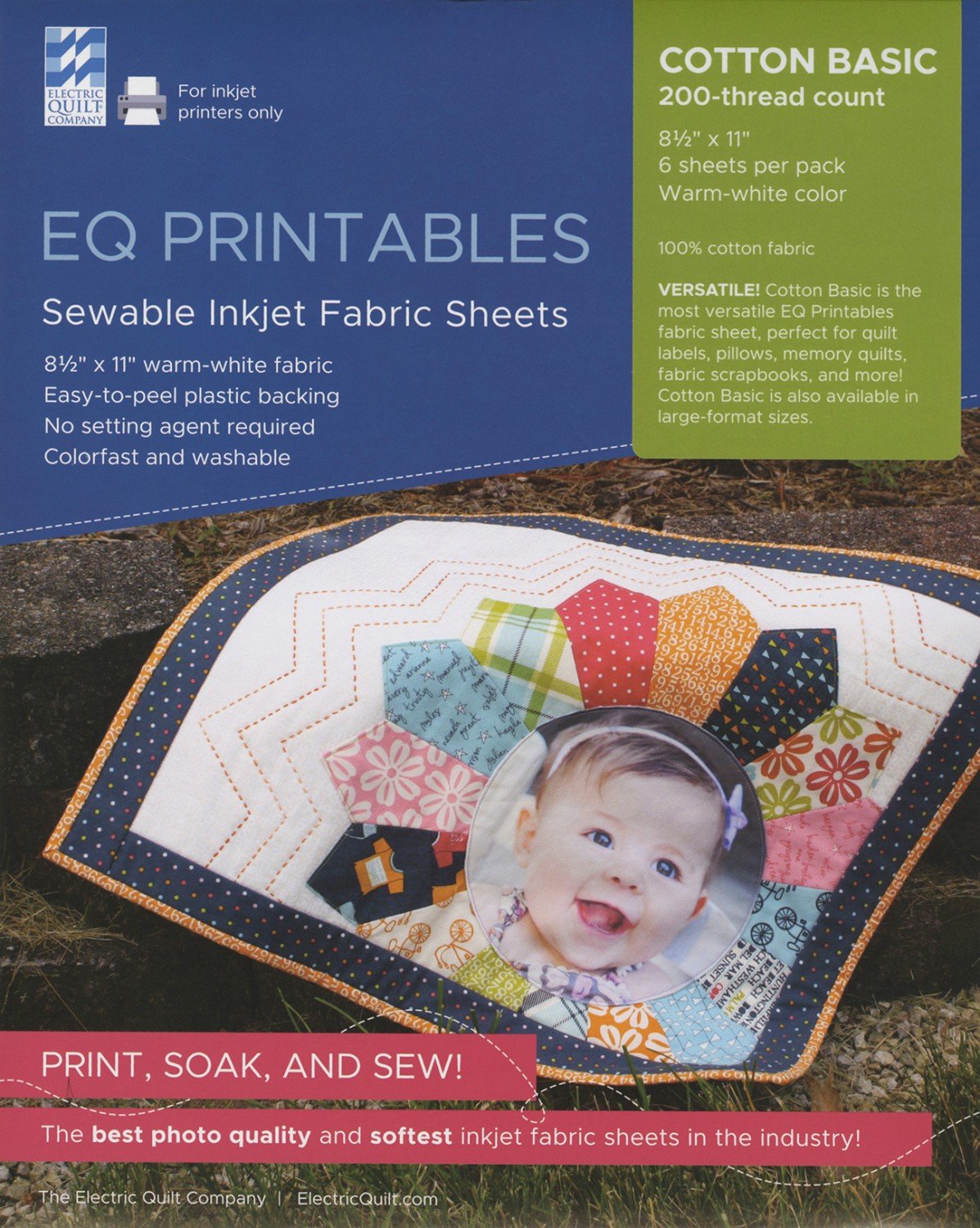 EQ Printables Printable Fabric 6 Sheets 657920813458