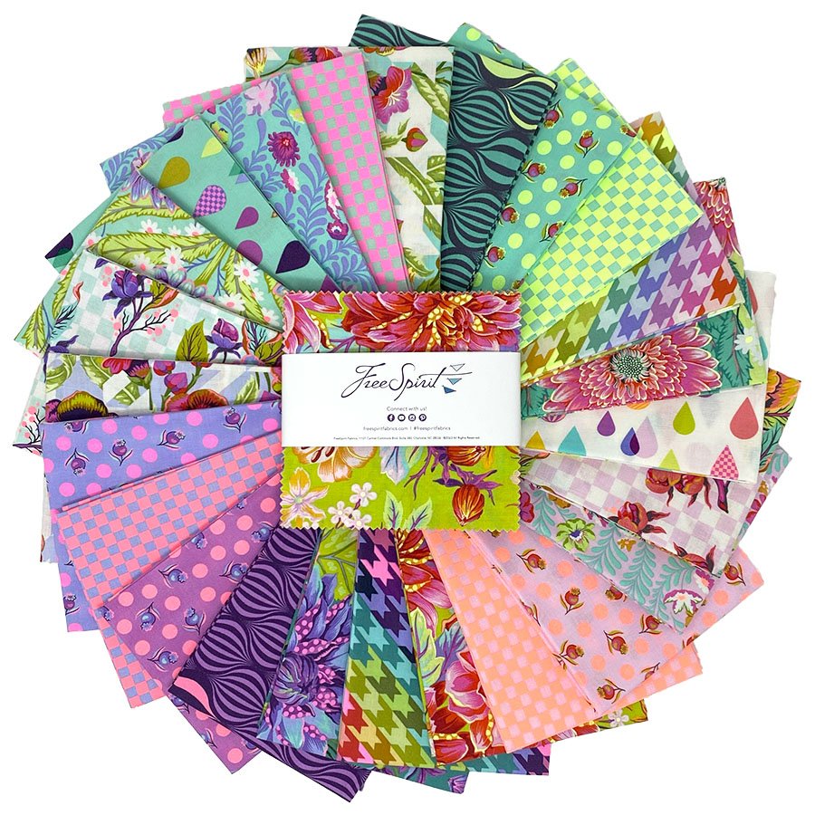 Untamed Hello Dahlia Cosmic by Tula Pink for Free Spirit Fabrics