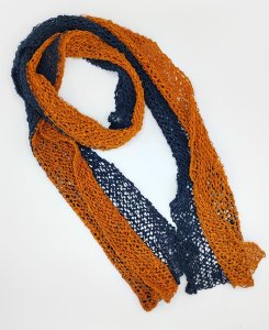 Orange Blue Scarf