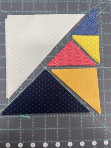 Starch, Press & Cut for 4 quarters of pinwheel
