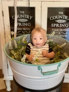 baby in basket