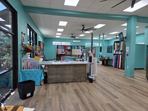 Main cutting table and register area
