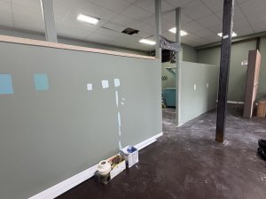 A view into the newly expanded shop space