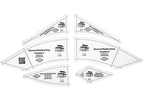 creative grids diamond wedding ring templates 6 pcs cfrdia