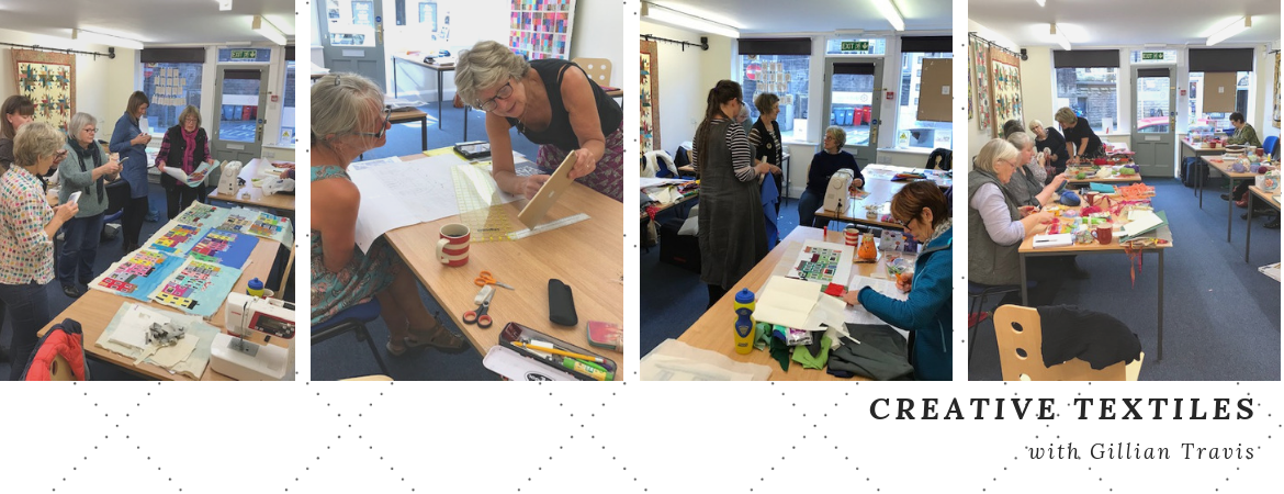 Creative textiles in the Studio at Hebden Bridge with Gillian Travis