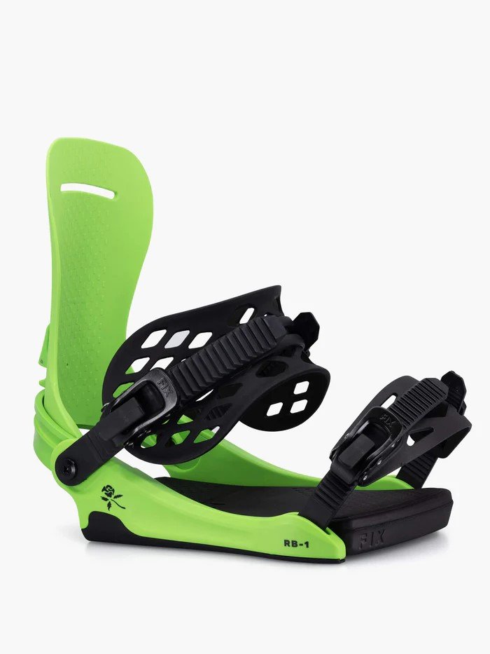 2025 Fix RB-1 Men's Snowboard Bindings - Lime