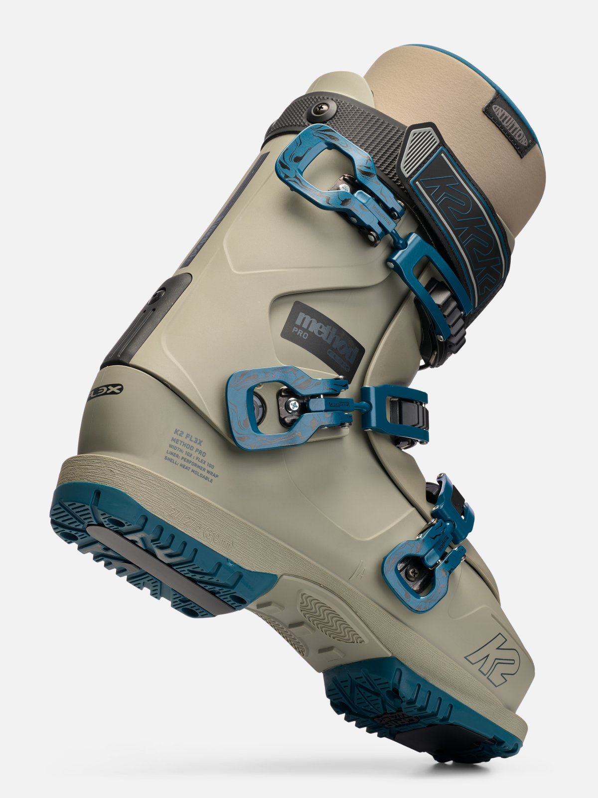 希少　ビックポニー　ロシア Ronix ONE Silver Reflective Intuition+ Wakeboard Boots | High
