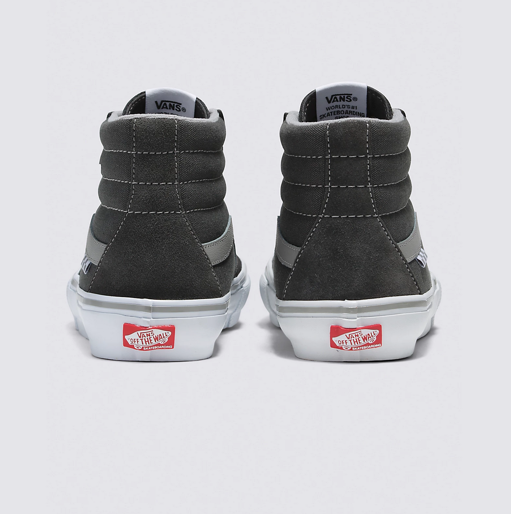 Vans Skate Sk8-Hi - Dark Grey / White - 196571241123