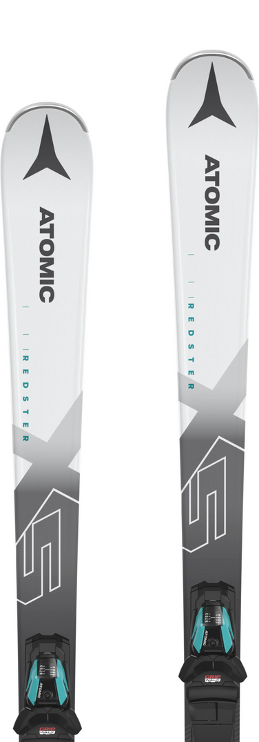 2024 Atomic Redster X5 Grey Skis W/ Atomic M 10 GW Bindings