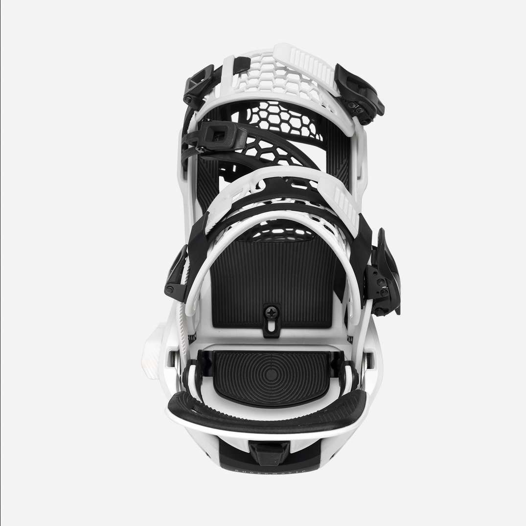 2025 Nidecker Supermatic Black Men's Snowboard Binding