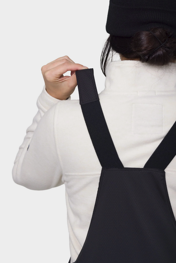 686 Women's Black Magic Insulated Bib - Black Geo Jacquard
