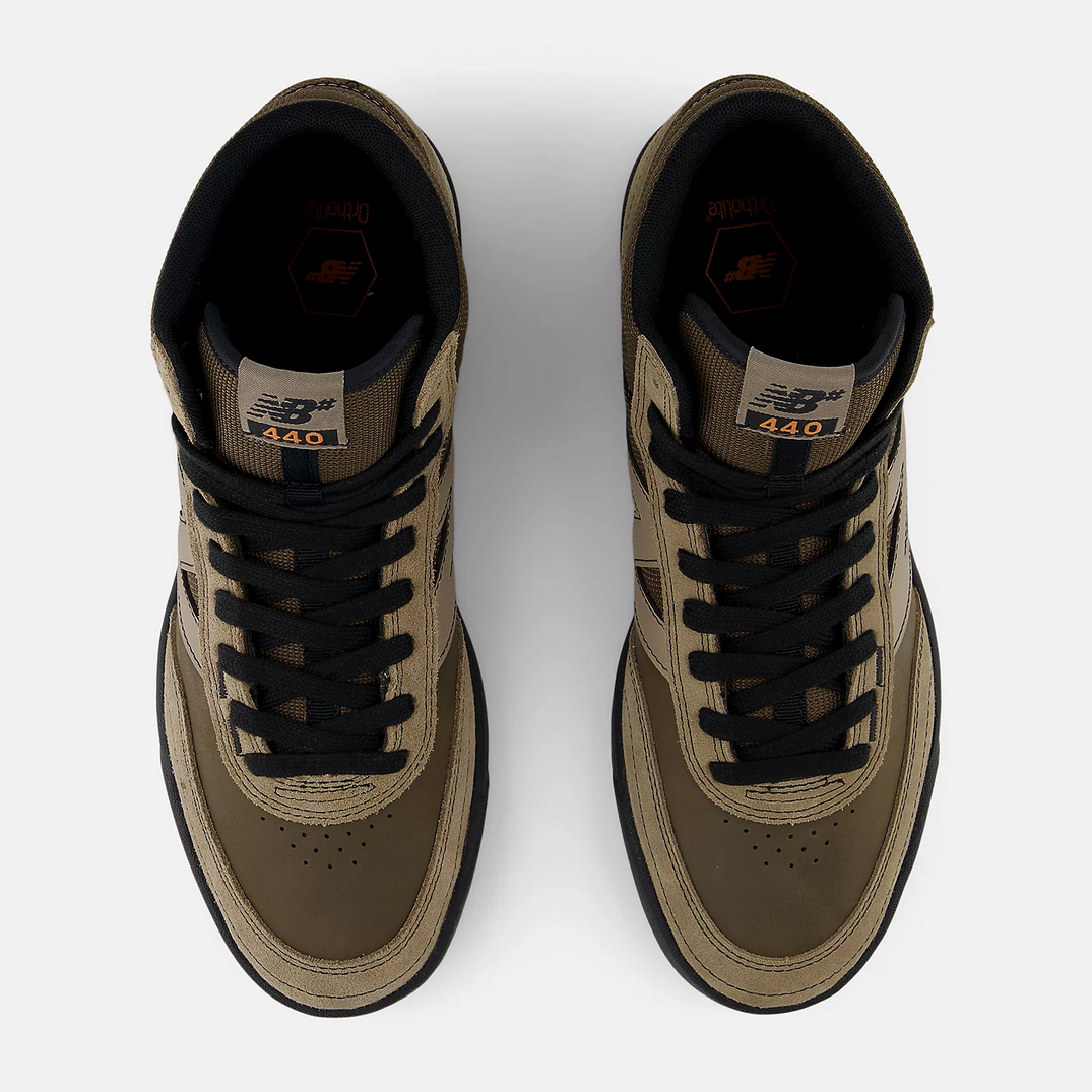 New Balance 440 High V2 - Mushroom w/ Black - 197966392208