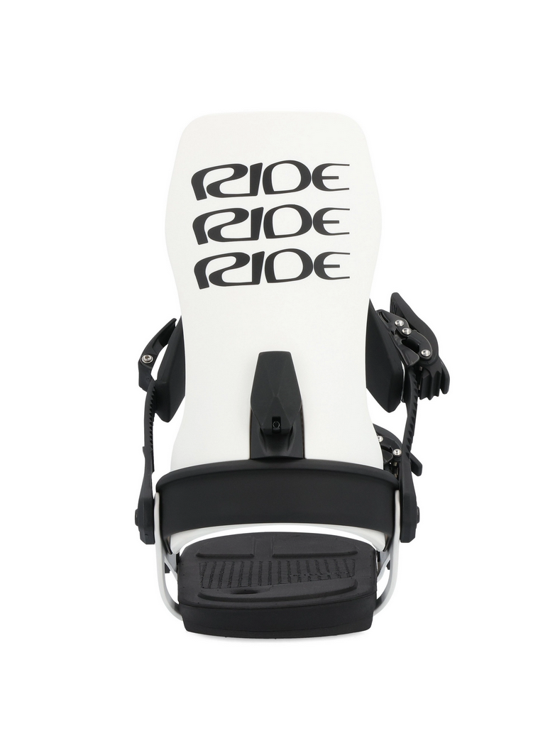 2025 Ride A-6 Snowboard Bindings - White - 196222985116