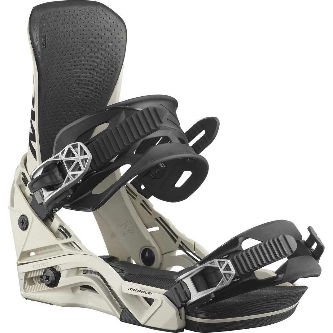 2026 Salomon District Snowboard Bindings - Rainy Day - 195751647571