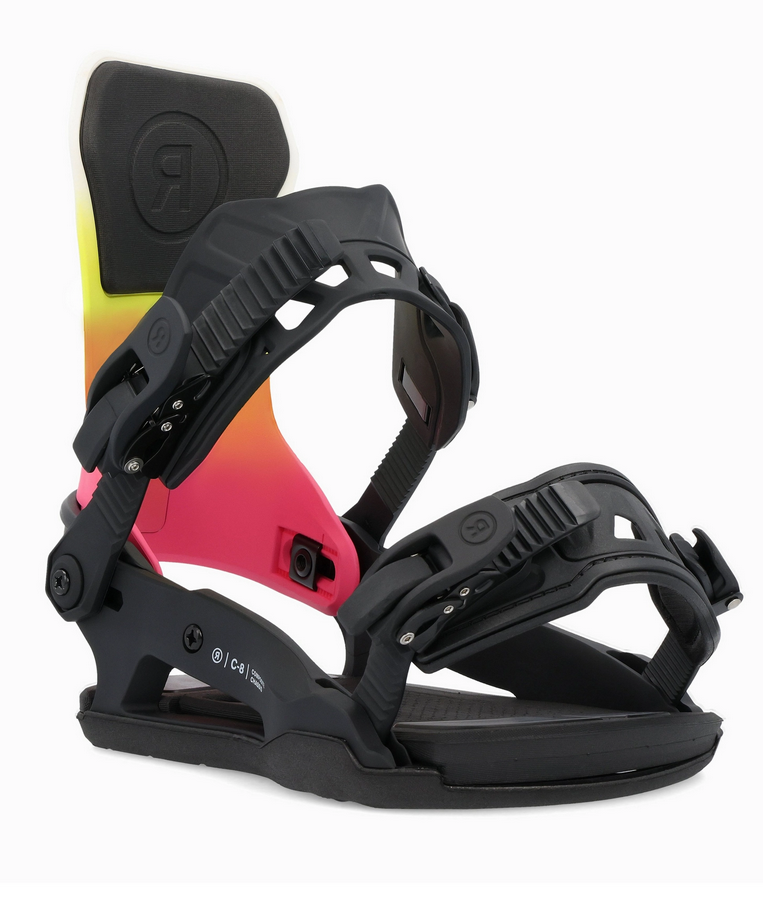 2025 Ride C-8 Men's Snowboard Bindings - Sunset - 196222985185