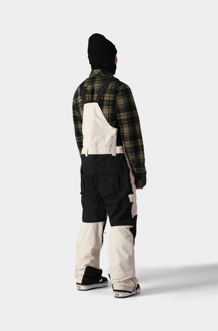 686 Men's Hot Lap Insulated Bib - Limestone Colorblock - 883510601697 686 Men's Hot Lap Insulated Bib - Limestone Colorblock - 883510601697