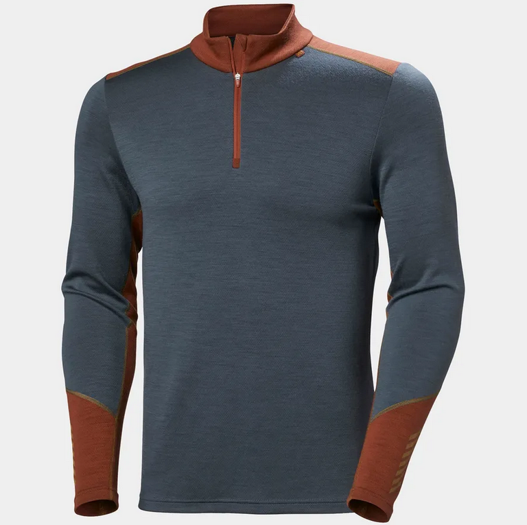 Helly Hansen Men's Lifa Merino Midweight 1/2 Zip Baselayer