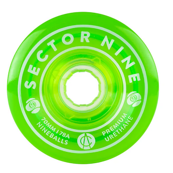 Sector 9 70mm 78A  Nineballs Longboard Wheels