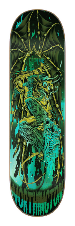 Creature Worthington Skullburn VX 8.6 x 32.11 Skateboard Deck