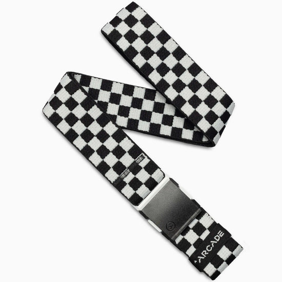 Arcade Check Belt - Black / Glacial