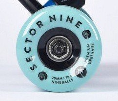 Sector 9 Nineballs 70mm 78a Longboard Wheels - Aqua