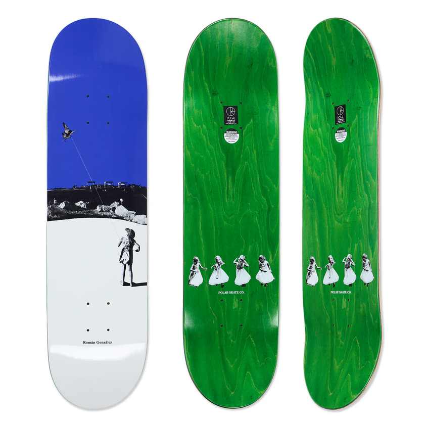 Polar Roman Gonzalèz - Kite - 8.125 x 32 Skateboard Deck  