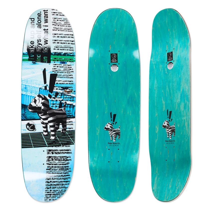 Polar Jamie Platt - My Musical Eyeball - 8.85 x 31.75 Skateboard Deck  