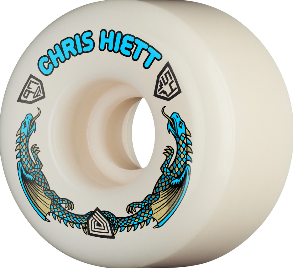 Powell Peralta Chris Hiett Pro Dragon Formula Dragons V7 54mm 97A Skateboard Wheels