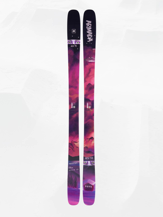2027 Armada ARV 94 Men's Skis - Black - 842339253593