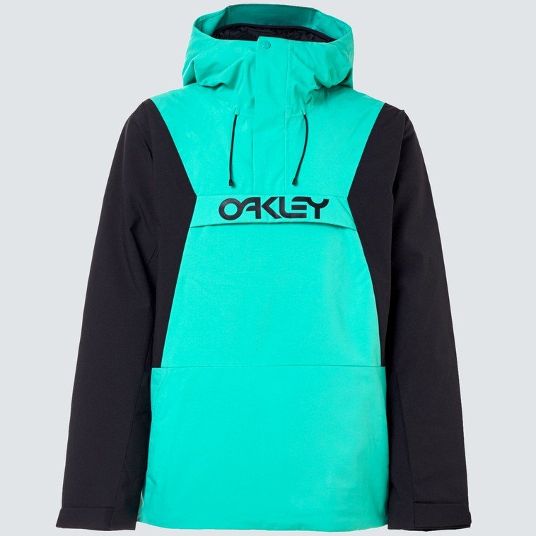 Oakley Men's TNP Insulated Anorak Jacket - Blackout / Light Emerald