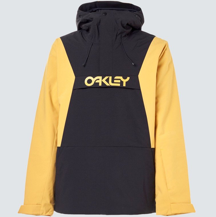 Oakley Men's TNP Insulated Anorak Jacket - Blackout / Pure Gold 