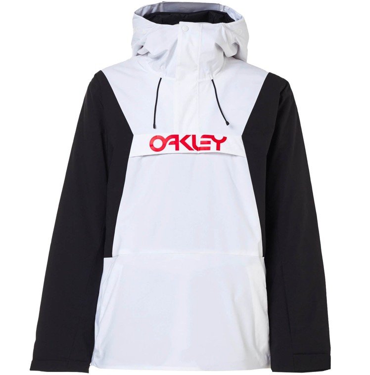 Oakley Men's TNP Insulated Anorak Jacket - Black / White 