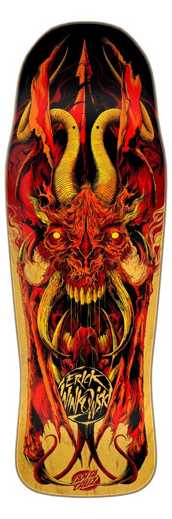 Santa Cruz Winkowski Primeval Pro Shaped Skateboard Deck 10.34 x 30.54