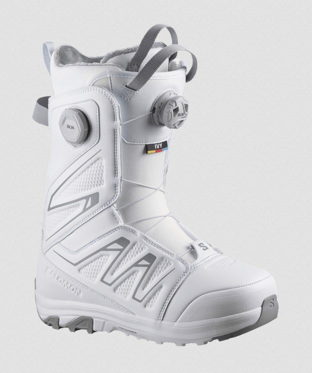2027 Salomon Ivy BOA SJ BOA Women's Snowboard Boots - White / White / Alloy