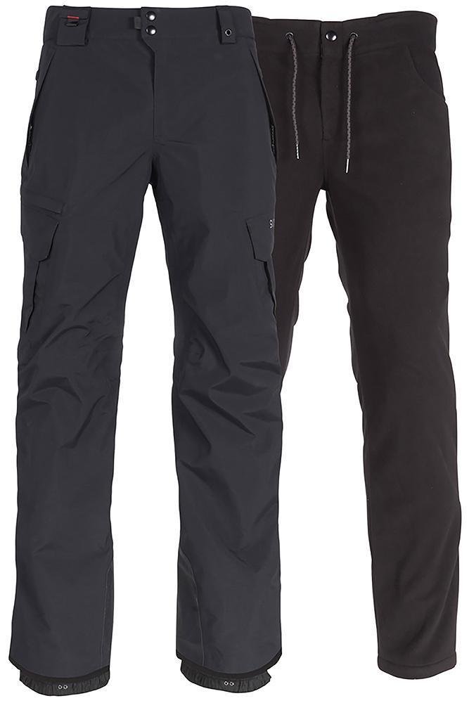 686 Men's SMARTY 3-in-1 Cargo Pant - Black - 883510353770