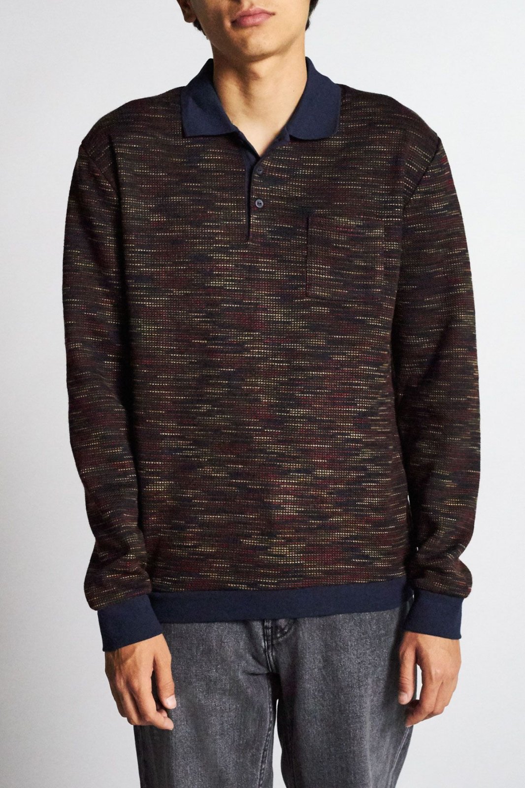 brixton cypher polo sweater