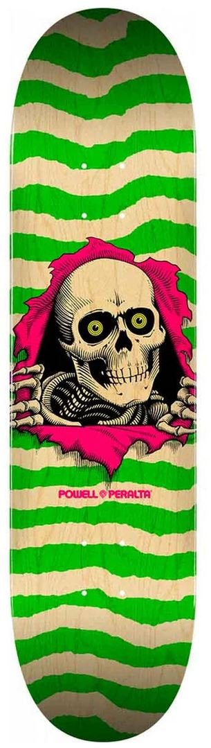 Powell-Peralta Skateboards Ripper Deck Natural//Green 9