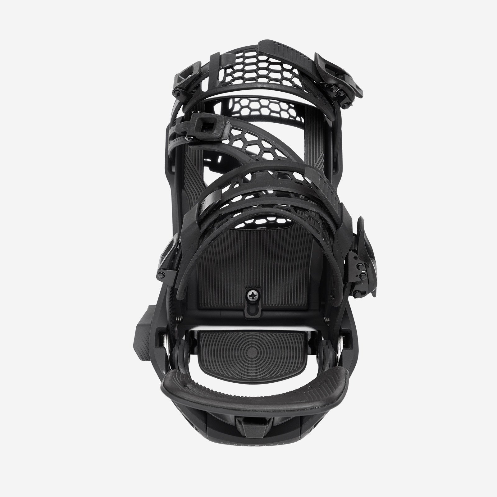 2025 Nidecker Supermatic Black Men's Snowboard Binding